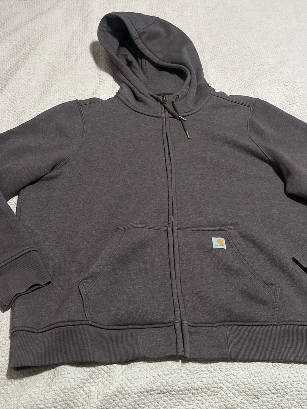 Carhartt women’s size XXL dusty purple Full-Zip Hoodie with Kangaroo Pocket